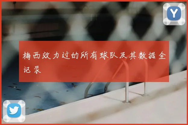 梅西效力过的所有球队及其数据全记录